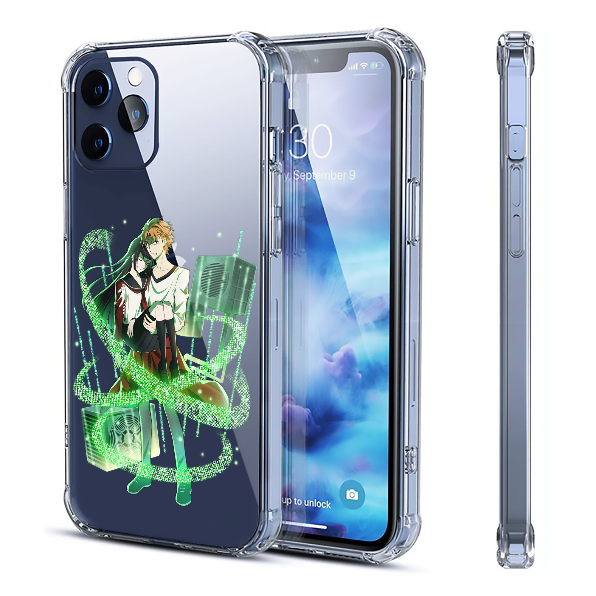 （画像用） 文豪ストレイドッグス Bungo Stray Dogs 【iPhone 12シリーズ対応】透明スマホケース（クリアソフトケース）
